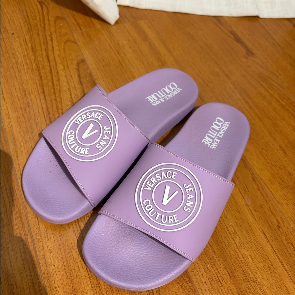 Versace Lavender Slides
